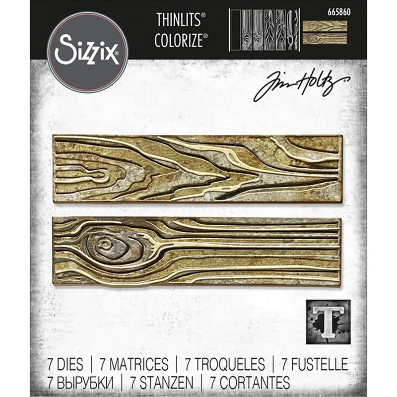 Colorize Holz  Stanzen Set