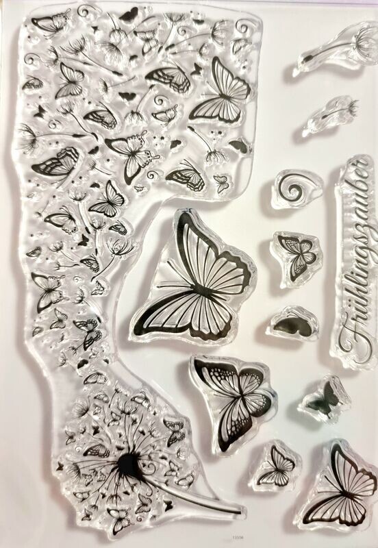 Stempelset Pusteblume Schmetterling