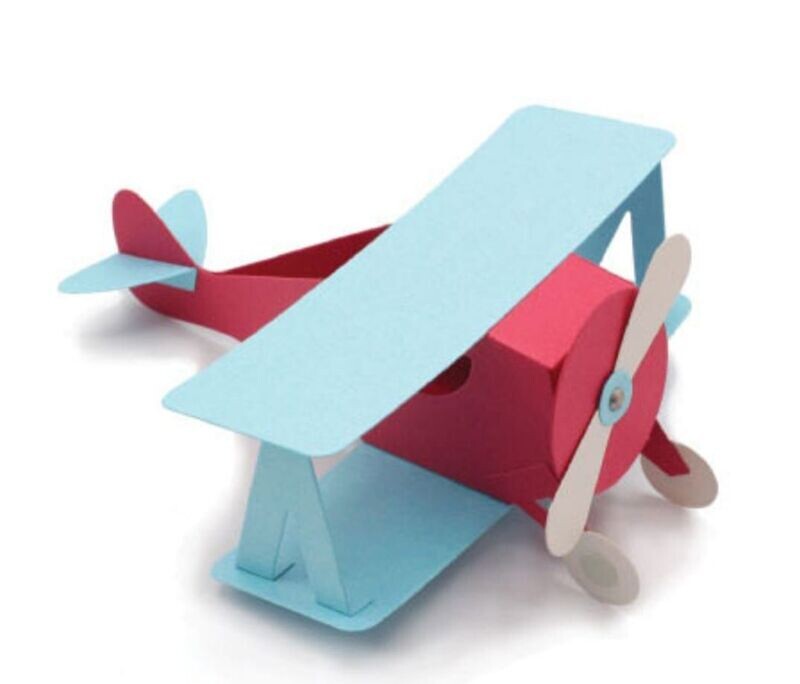 3 D Flugzeug  Stanzen Set