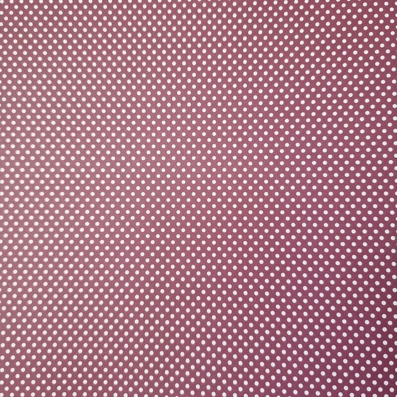 Mini Dots Beere mit weißen Punkten Mini Dots Beere mit weißen Punkten