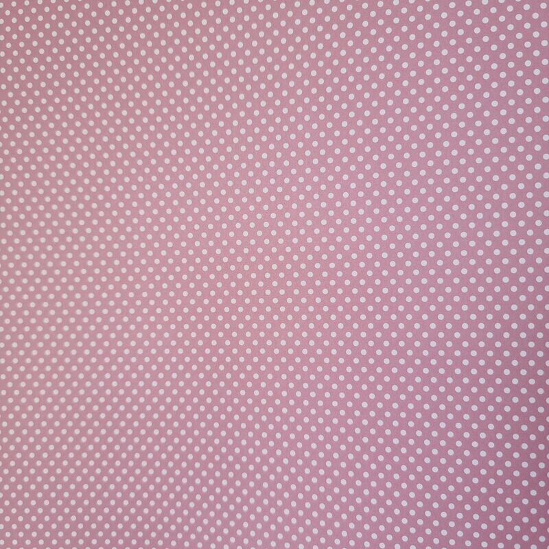Mini Dots hellrosa mit weißen Punkten Mini Dots hellrosa mit weißen Punkten