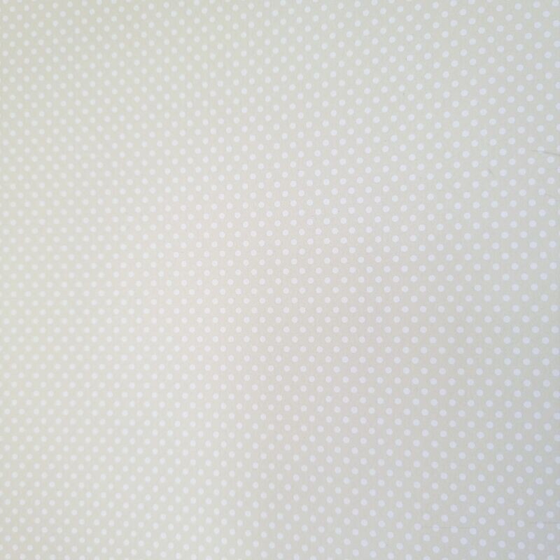 Mini Dots creme mit weißen Punkten Mini Dots creme mit weißen Punkten