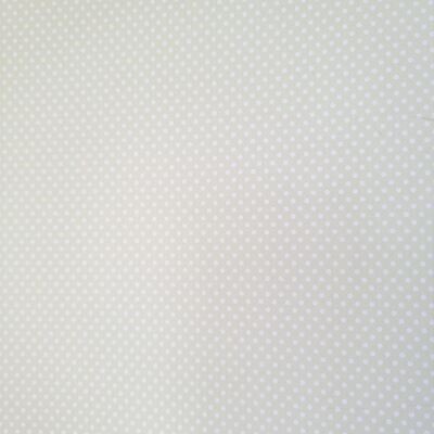 Mini Dots creme mit weißen Punkten
