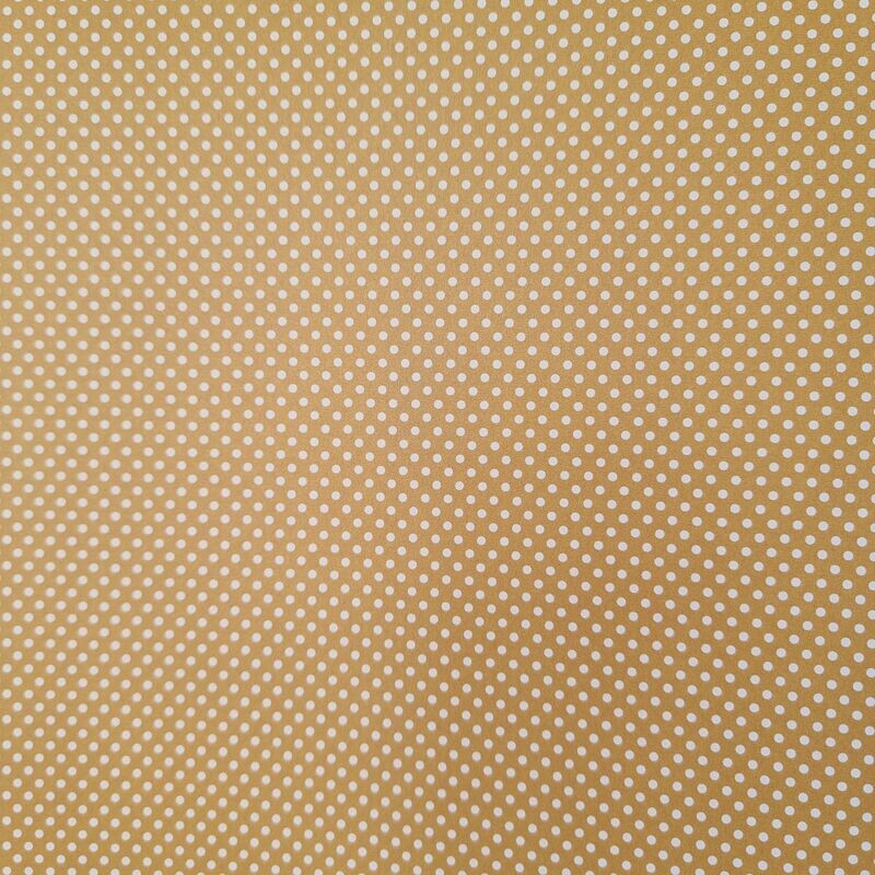 Mini Dots senfgelb weißen Punkten Mini Dots senfgelb weißen Punkten