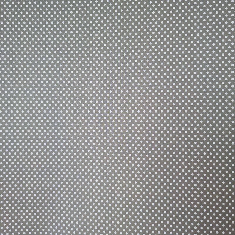 Mini Dots grau mit weißen Punkten Mini Dots grau mit weißen Punkten