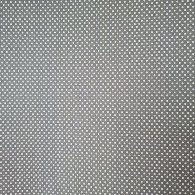 Mini Dots grau mit weißen Punkten