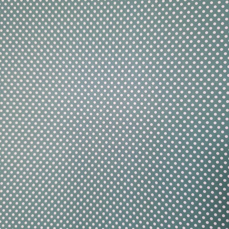 Mini Dots türkis mit weißen Punkten Mini Dots türkis mit weißen Punkten