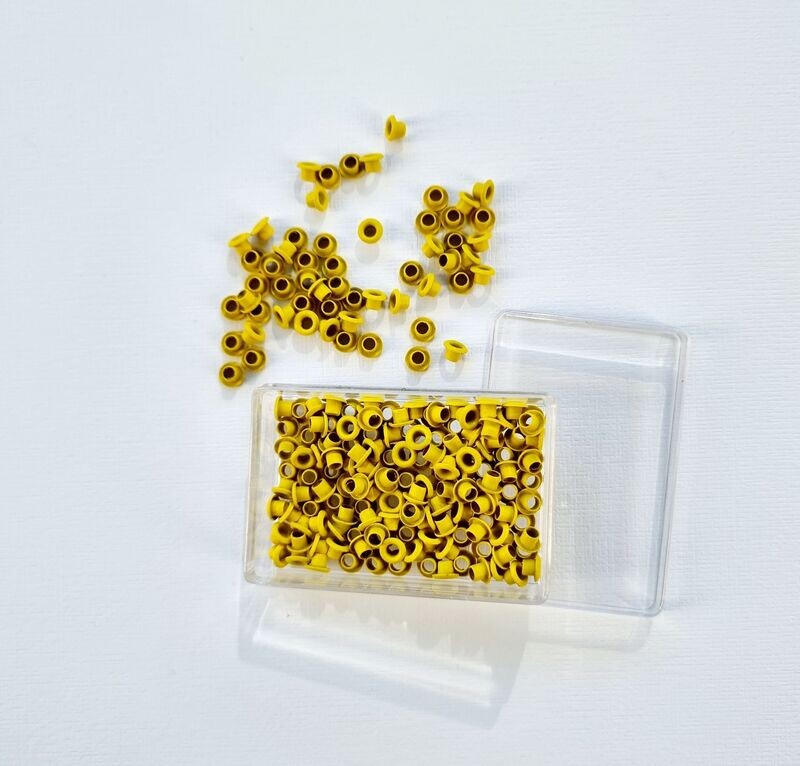 Mini Eyelets Gelb matt Mini Eyelets Gelb matt