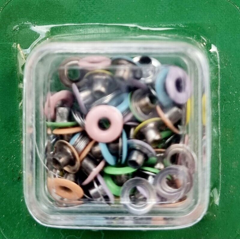 Mini Eyelets pastel sortiert Mini Eyelets pastel sortiert
