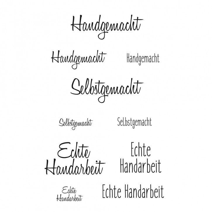 Clear Stempel Handgemacht