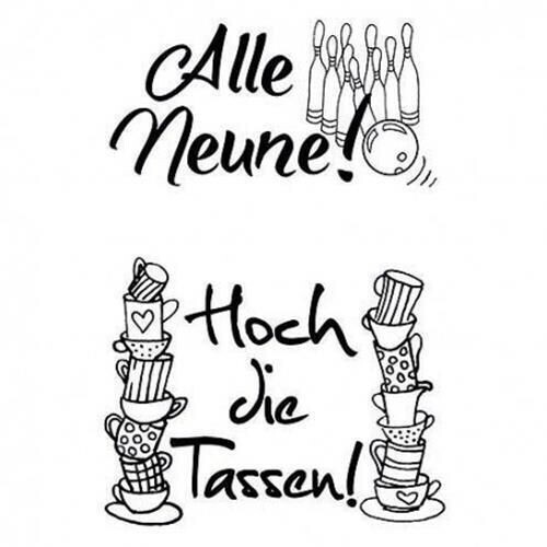 Stempelset "Alle Neune"