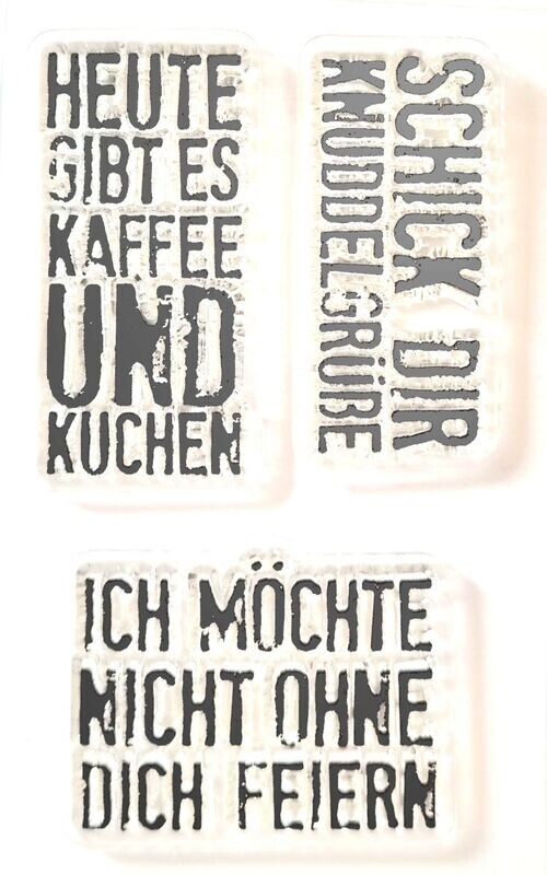Stempelset "Kaffee und Kuchen"