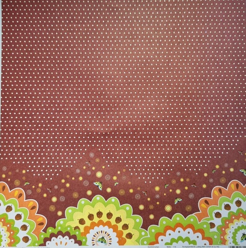 Scrapbook Papier Herbst