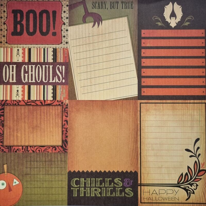 Scrapbook Papier Spooktacular Scrapbook Papier Spooktacular