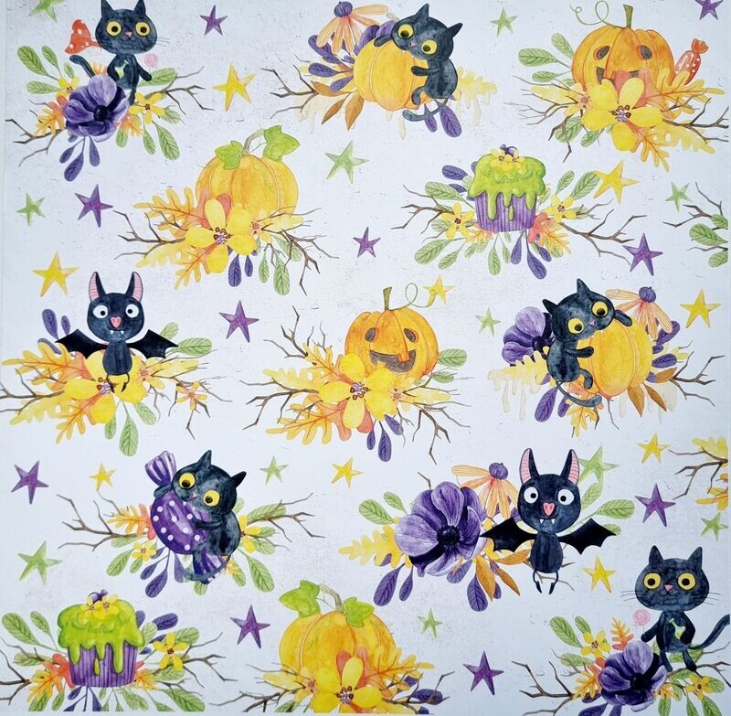 Scrapbook Papier Happy Halloween Scrapbook Papier Happy Halloween