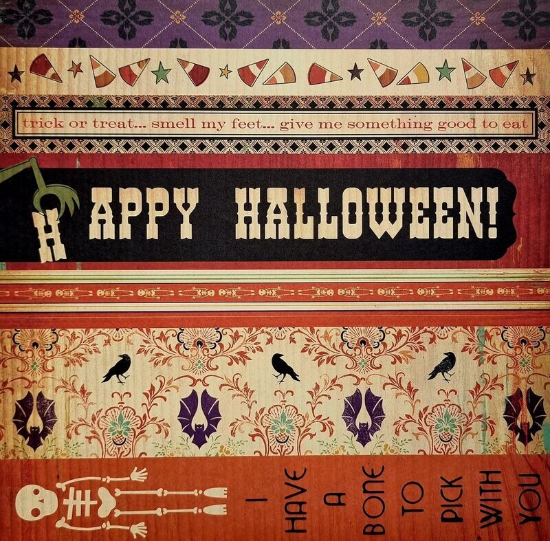 Scrapbook Papier Happy Halloween Scrapbook Papier Happy Halloween