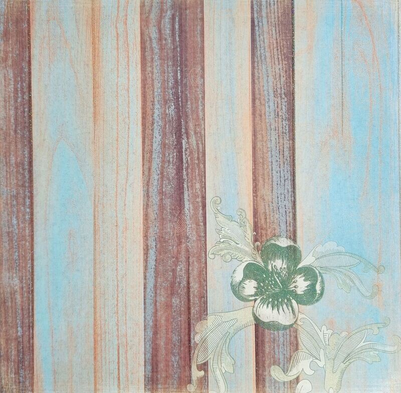 Scrapbook Papier Nostalgie 1 mit Glimmer Scrapbook Papier Nostalgie 1 mit Glimmer