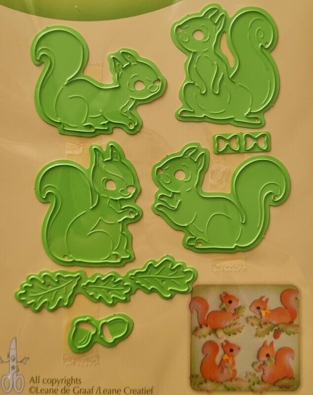 Stanzenset kleine Eichhörnchen