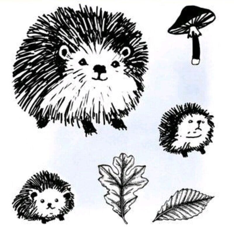 Stempelset Igel
