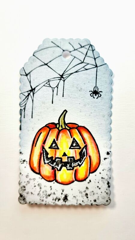Stempel grinsender Halloween Kürbis Stempel grinsender Halloween Kürbis