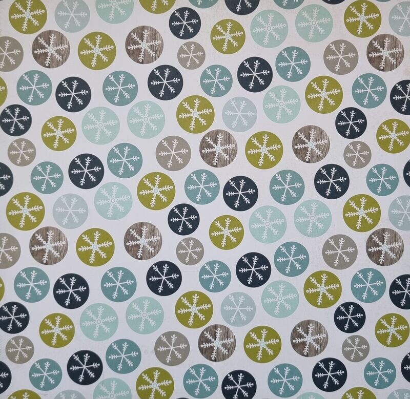 Scrapbook Papier Snow Fun