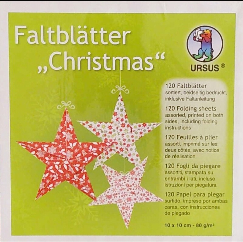 120 Faltblätter  Christmas