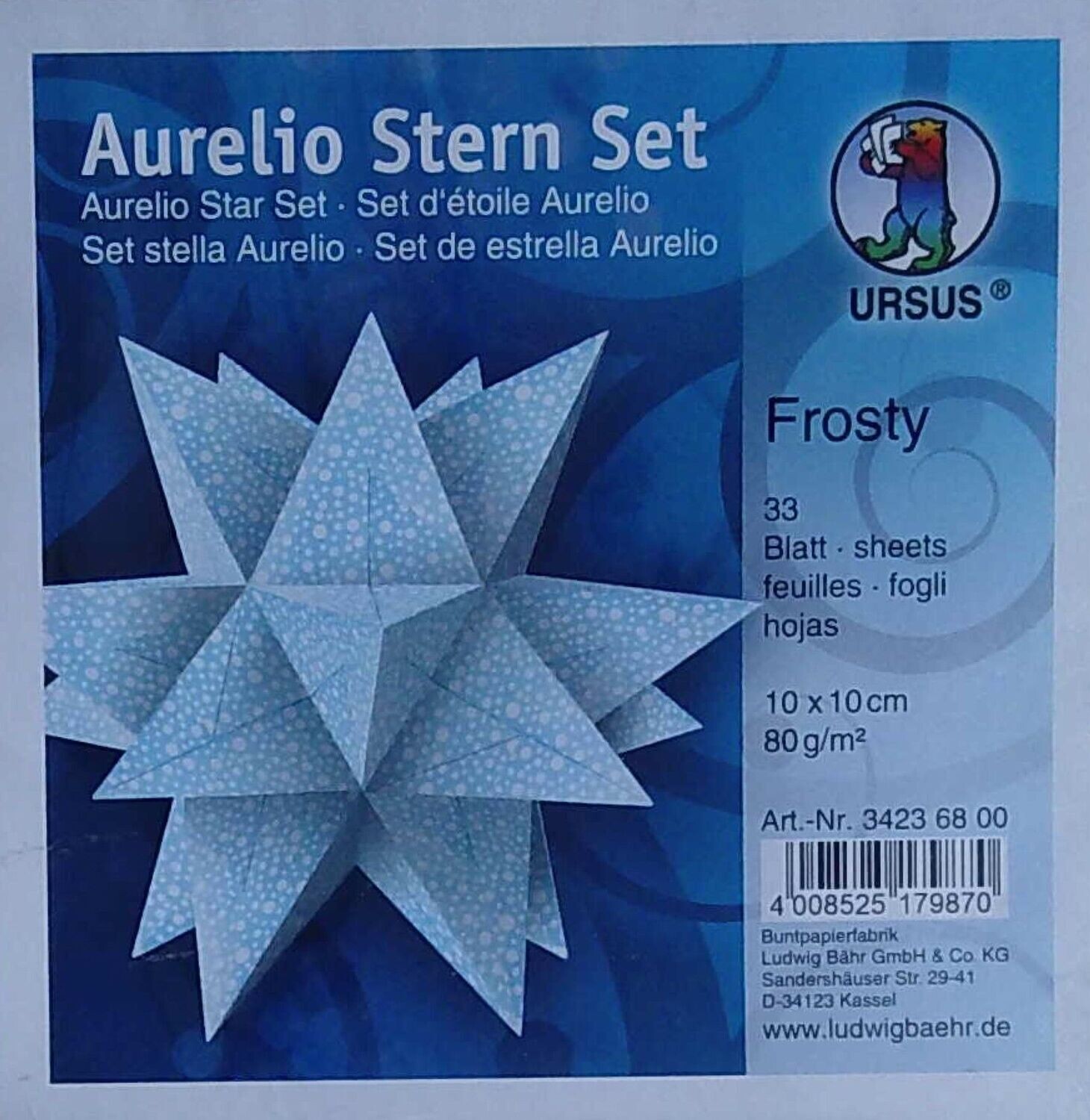 Faltblätter Aurelio Stern Set Frosty