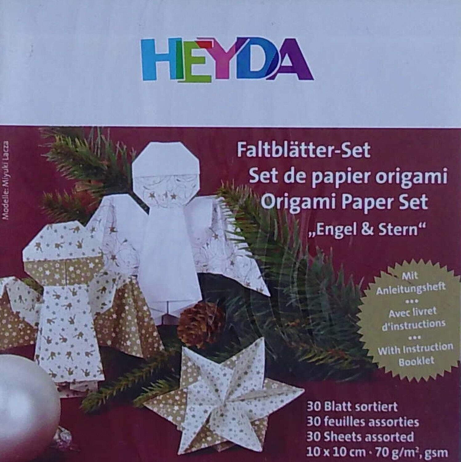Faltblätter Origami  " Engel & Stern "
