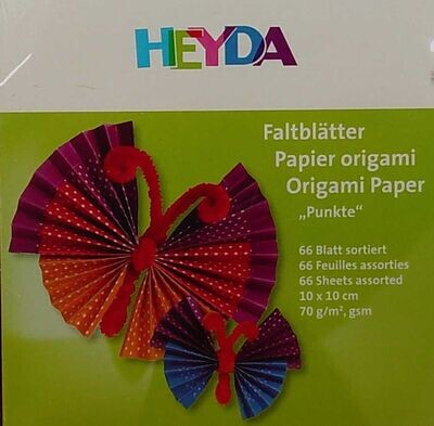Faltblätter Origami "Punkte"