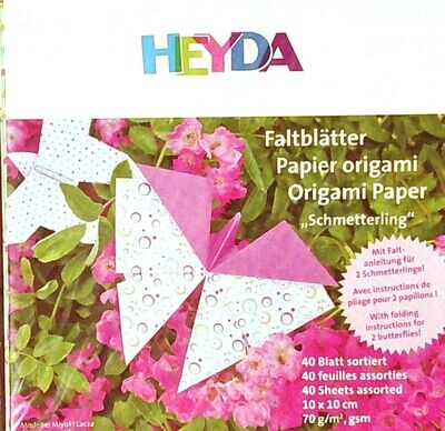 Faltblätter Origami "Schmetterling"