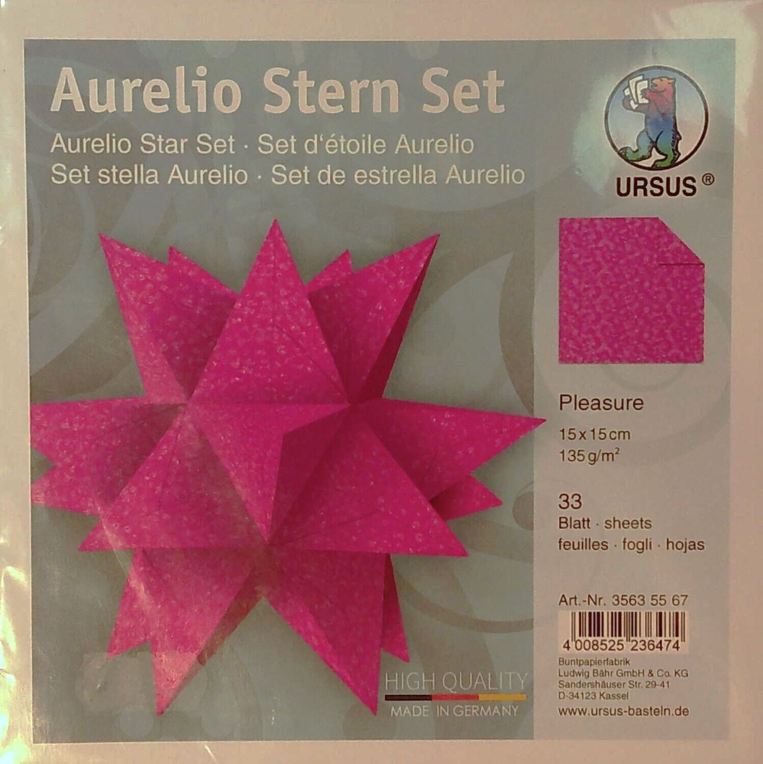 Faltblätter Aurelio Sternen Set Pleasure