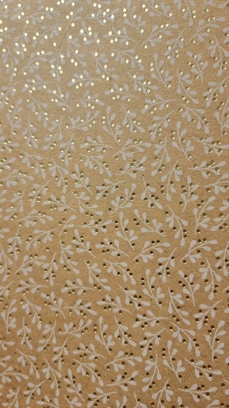 Kraftpapier Elegance mit goldenen Punkten Kraftpapier Elegance mit goldenen Punkten