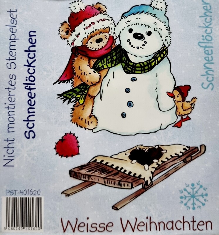 Stempelgummi Schneeflöckchen