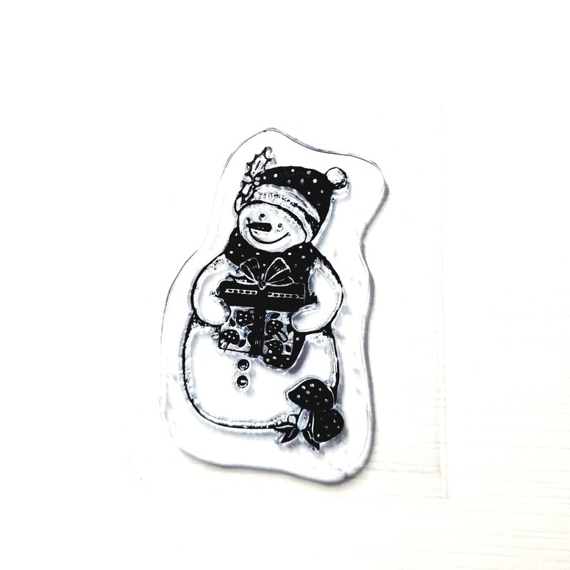 Stempel kleiner Schneemann