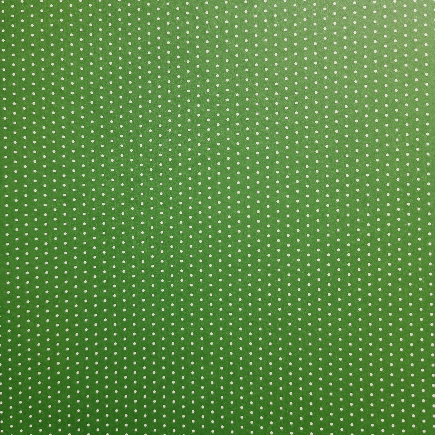 Motivpapier Mini Punkte grün mit weißen Punkten