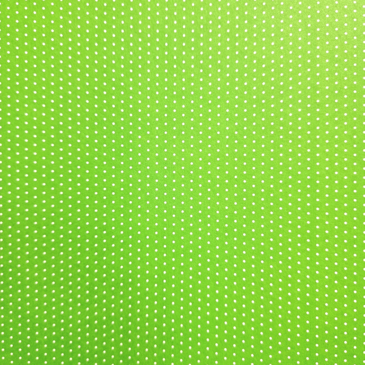 Motivpapier Mini Punkte hellgrün mit weißen Punkten