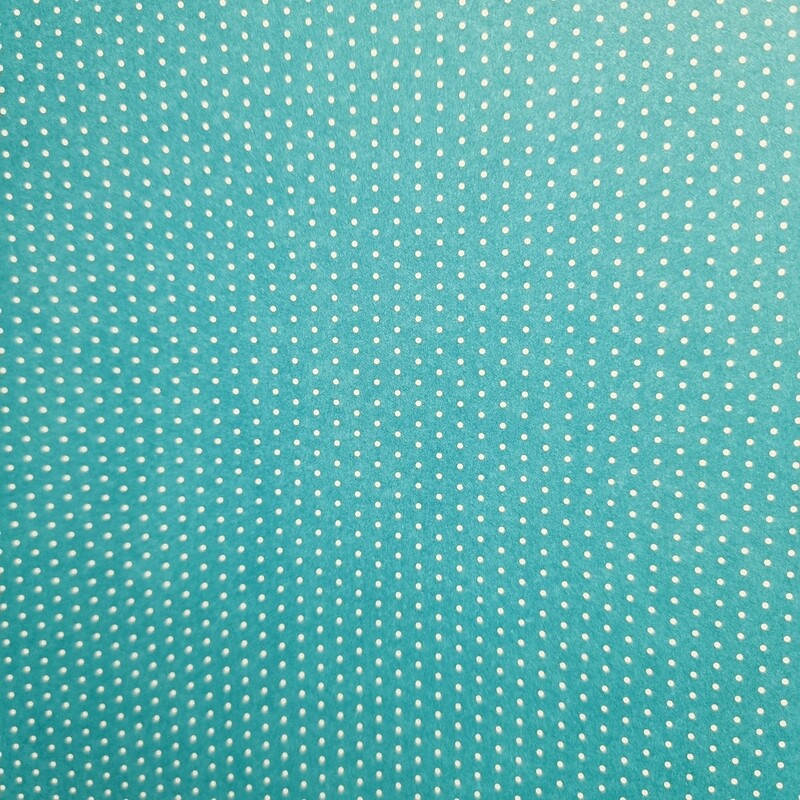 Motivpapier Mini Punkte Türkis mit weißen Punkten Motivpapier Mini Punkte Türkis mit weißen Punkten