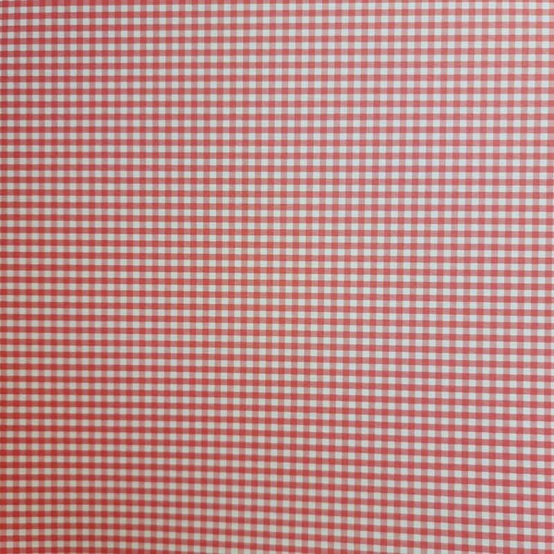 Motivpapier rosa/weiß kariert DinA4