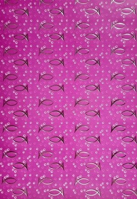 Design Papier Fische pink