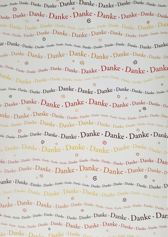Design Papier Danke