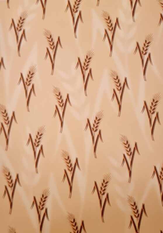 Design Papier Ähren gelb