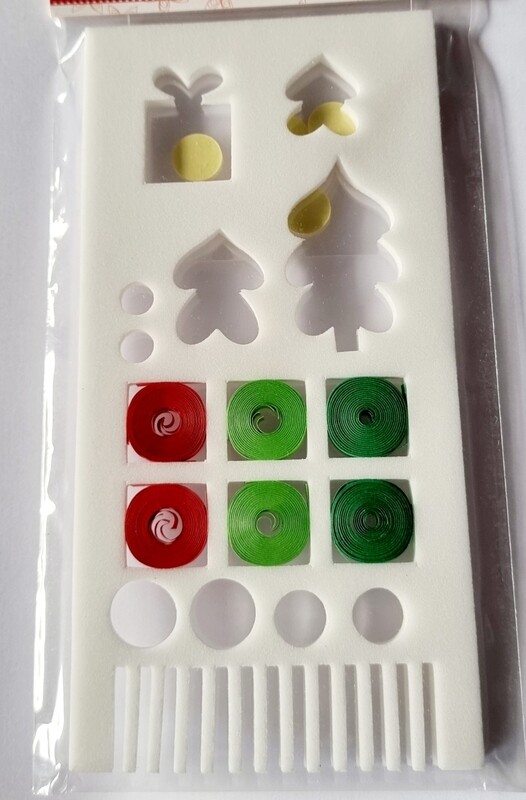 Quilling Set Tanne und Päckchen