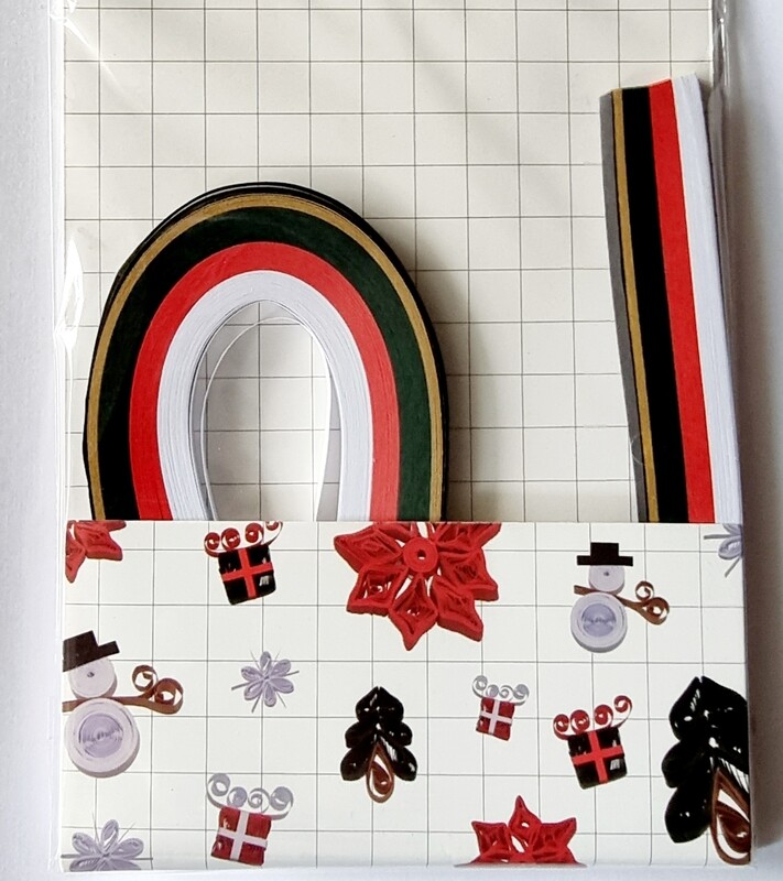 Quilling Streifen Weihnachten
