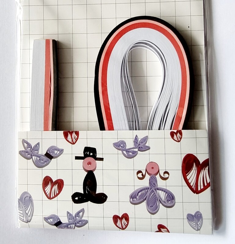 Quilling Streifen Hochzeit