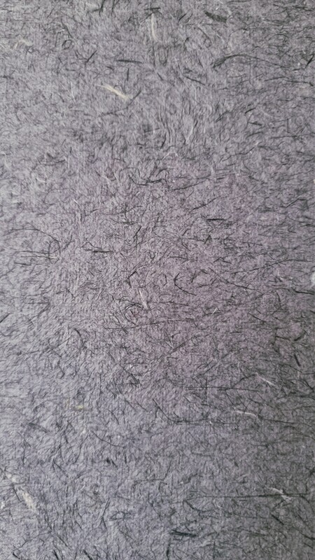Graspapier hangeschöpft Rauchblau Graspapier hangeschöpft Rauchblau