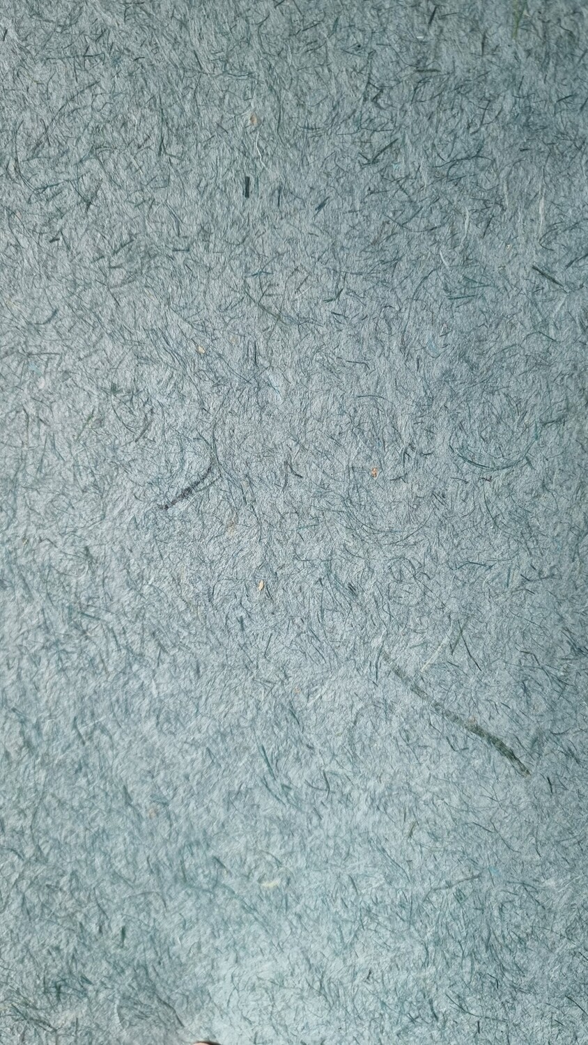 Graspapier hangeschöpft türkis