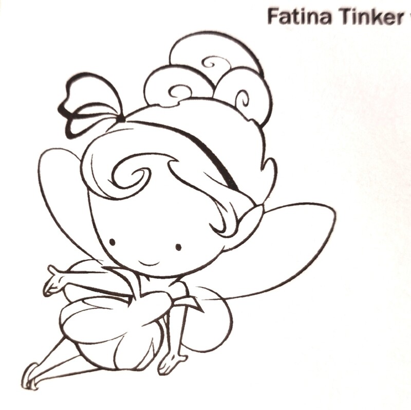 Stempel fliegende Fee
