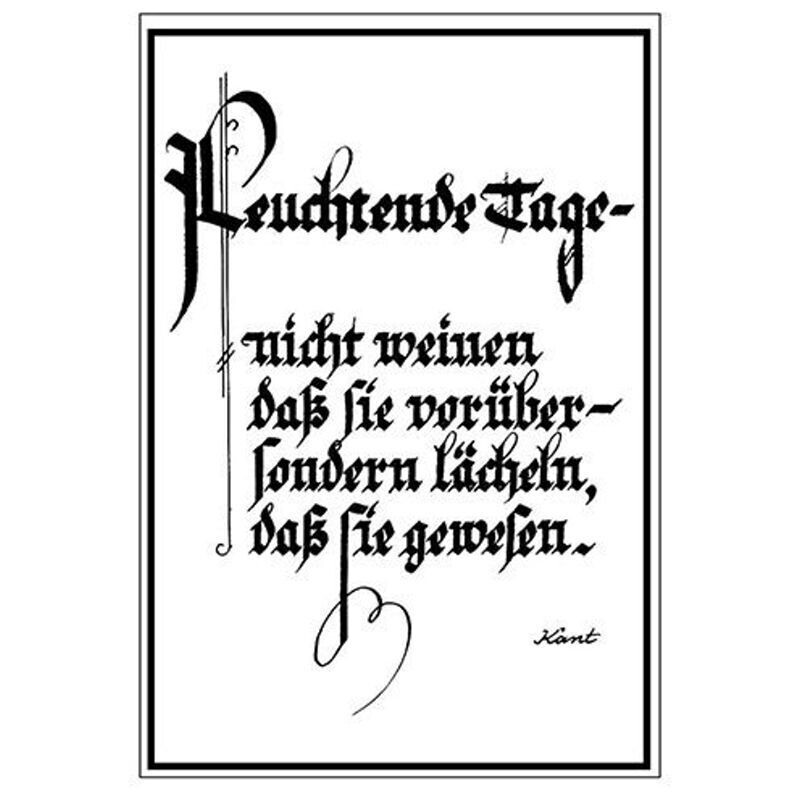 Stempel Leuchtende Tage