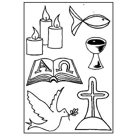 Stempelset Christliche Symbole