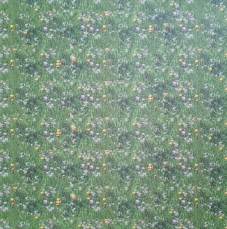 Scrapbook Papier Wiese